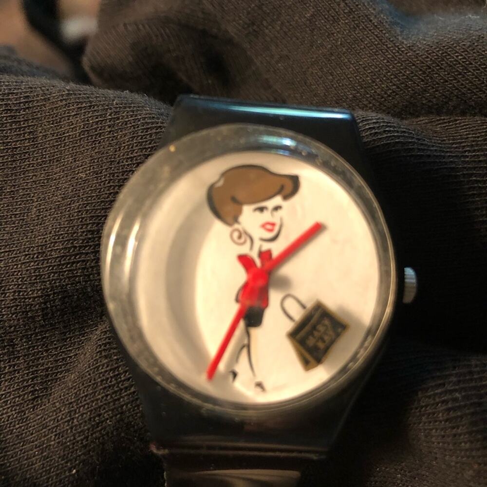 Vintage Mary Kay Funny Comic Watch New Old Stock Red Jacket Award New Old Stock